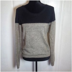 Maison scotch wool colorblock sweater